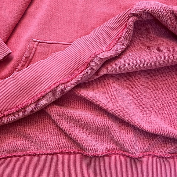 Aerie Washed Pink Oversized Hoodie Size M - Picture 6 of 7